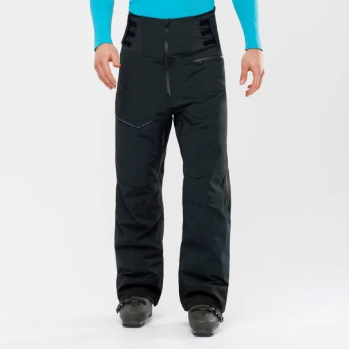 Black Salomon Gravity Gore Tex Men's Ski Pants | IE DQ2596